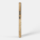 Majestueus hert met hoorns gewei Bloemen Samsung Galaxy Hoesje (Rechterkant)