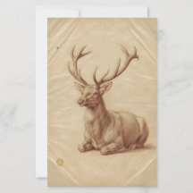 Majestueus herten wildlife olieverfschilderij - El