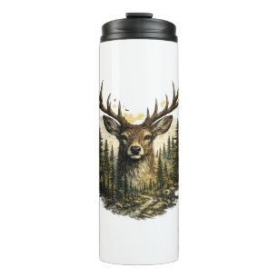 Majestueus hertenbos avontuur Natuur/ Kijken Thermosbeker