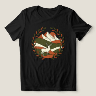 Majestueus hertenlandschap Tri-Blend shirt