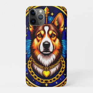 Majestueus Hondenportret 💎 Levendig Mozaïek Hond Case-Mate iPhone Case