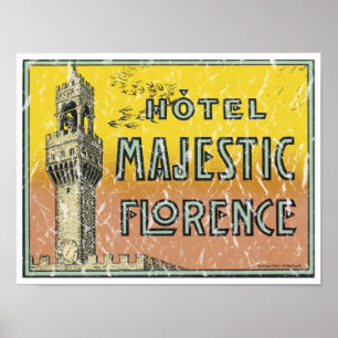Majestueus hotel - verontrust poster