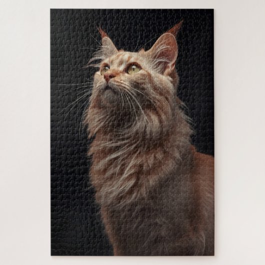 Majestueus Katachtig Portret Puzzel (Verticaal)