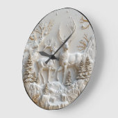 Majestueus kerstrendierdecor grote klok (Hoek)