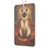 Majestueus koninklijk Siamees kattenportret Luchtverfrisser (Links)