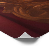 Majestueus koninklijk Siamees kattenportret Poster (Hoek)