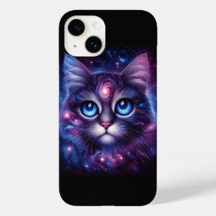 Majestueus Kosmisch Sterrenstelsel Kat Portret - I Case-Mate iPhone 14 Hoesje