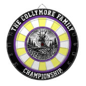 Majestueus kunstwerk voor gewei herten dartbord (Voorkant)