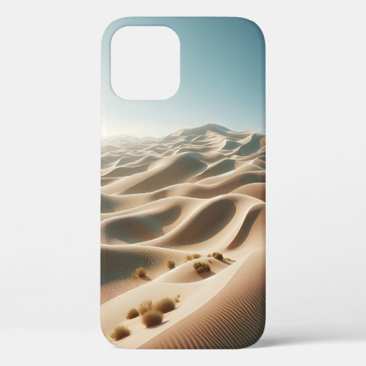 Majestueus landschap van zandduinen in de woestijn Case-Mate iPhone case (Achterkant)