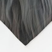 Majestueus langharig kattenportretontwerp fleece deken (Hoek)