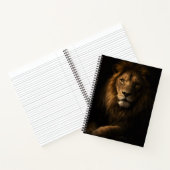 Majestueus Leeuwen Notitieboek (Binnen)
