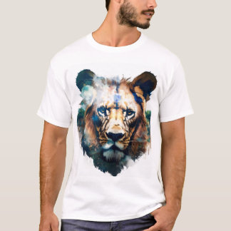 Majestueus leeuwenbeeldje - Koning van het Oerwoud T-shirt