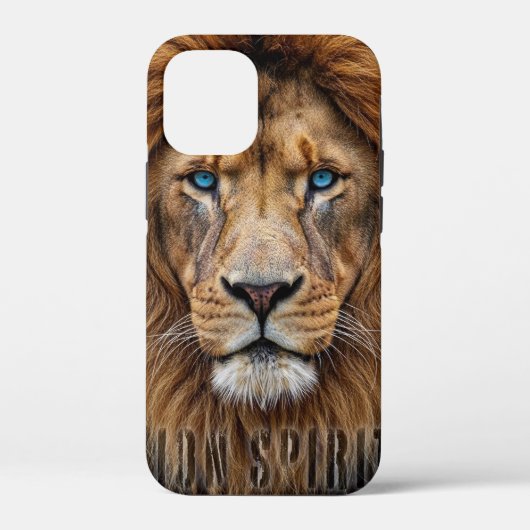 Majestueus Leeuwengezicht met Blauwe Ogen | Wilde  Case-Mate iPhone Case (Achterkant)