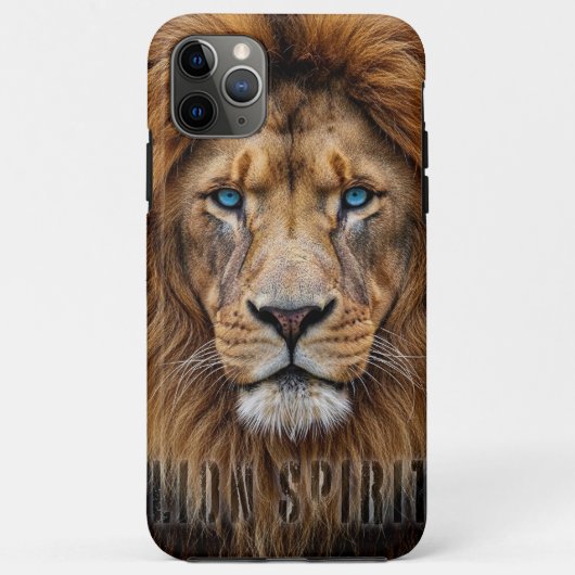 Majestueus Leeuwengezicht met Blauwe Ogen | Wilde  Case-Mate iPhone Case (Achterkant)