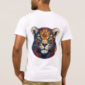 Majestueus Luipaardgezicht T-shirt (Achterkant)