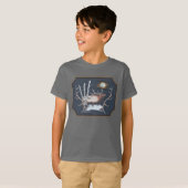 Majestueus mannelijk eland t-shirt (Voorkant volledig)
