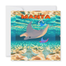 Majestueus Manta Ray Design, Oceanic Majesty