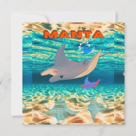Majestueus Manta Ray Design, Oceanic Majesty Kaart