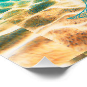 Majestueus Manta Ray Design, Oceanic Majesty Perfect Poster (Hoek)