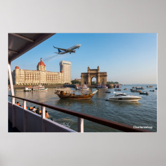 Majestueus Mumbai: Gateway of India & Taj Palace Poster