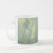 Majestueus nevelig bos matglas koffiemok (Links)