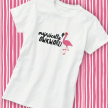 Majestueus Onbeholpen Flamingo T-Shirt