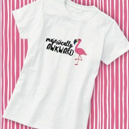 Majestueus Onbeholpen Flamingo T-Shirt