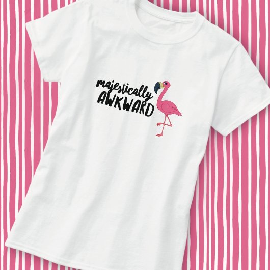 Majestueus Onbeholpen Flamingo T-Shirt