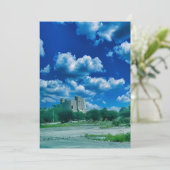 Majestueus oud kasteel van Fujairah VAE Feestdagenkaart (Staand voorkant)