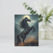 majestueus paard briefkaart (Staand voorkant)