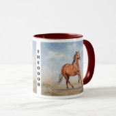 Majestueus Paard Combo Mok (Voorkant rechts)