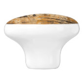 Majestueus Paard in Abstracte zonsondergang Keramische Knop (Zijkant)