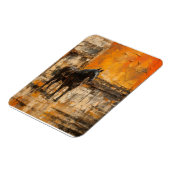 Majestueus Paard in Abstracte zonsondergang Magneet (Linkerzijde)