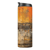 Majestueus Paard in Abstracte zonsondergang Thermosbeker (Geroteerd rechts)