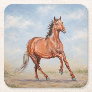 Majestueus Paard Kartonnen Onderzetters