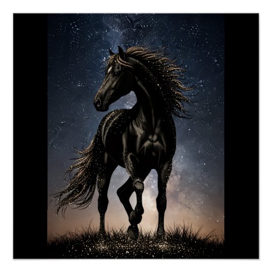 Majestueus Paard Perfect Poster (Voorkant)
