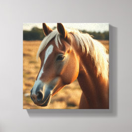 Majestueus paardenportret canvas afdruk