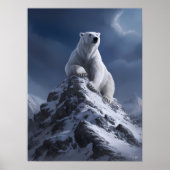 Majestueus Polar Beer Top Sneeuwachtige Top Poster (Voorkant)