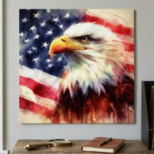 Majestueus Portret van een Amerikaanse Zeearend me