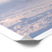 Majestueus portret van het witte paard poster (Hoek)