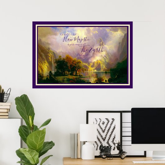 Majestueus  poster (Thuiskantoor)