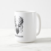 Majestueus Rendier T-Shirt Koffiemok (Voorkant rechts)