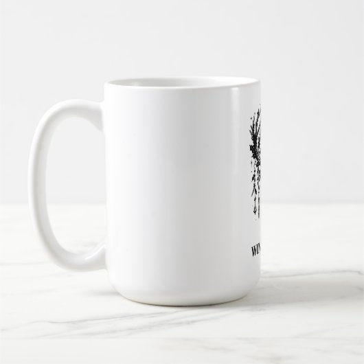 Majestueus Rendier T-Shirt Koffiemok (Links)
