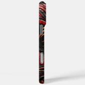 Majestueus Rood Drakenontwerp Case-Mate iPhone Case (Achterkant / Rechts)