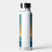 Majestueus schilderij van de blauwe vinvis waterfles (Rechts)