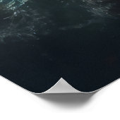 Majestueus schip in het Ocean Painting Poster (Hoek)