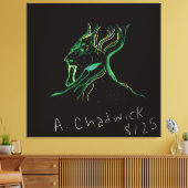 Majestueus Sterrenbeeld op Spanramen Canvas Afdruk (Insitu (Woonkamer))