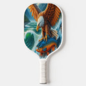 majestueus treffen pickleball paddle (Voorkant)