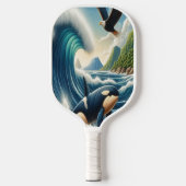 majestueus treffen pickleball paddle (Voorkant)