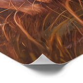 Majestueus trio zwerven door hoog gras poster (Hoek)